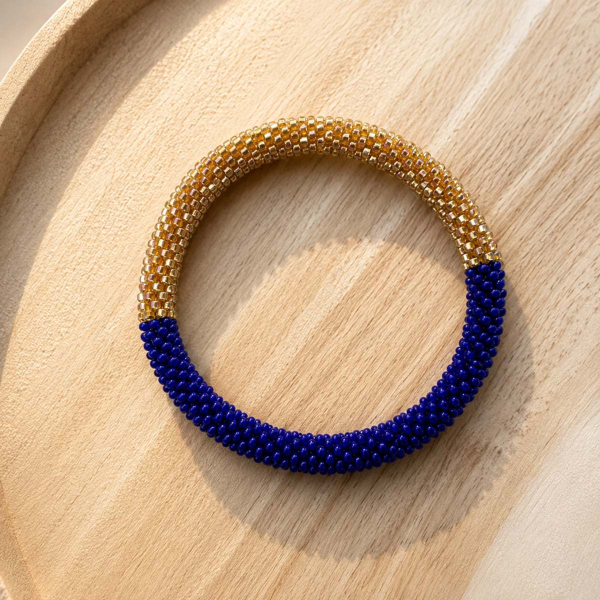 Bracelet népalais – Trésors de Ava light gold
