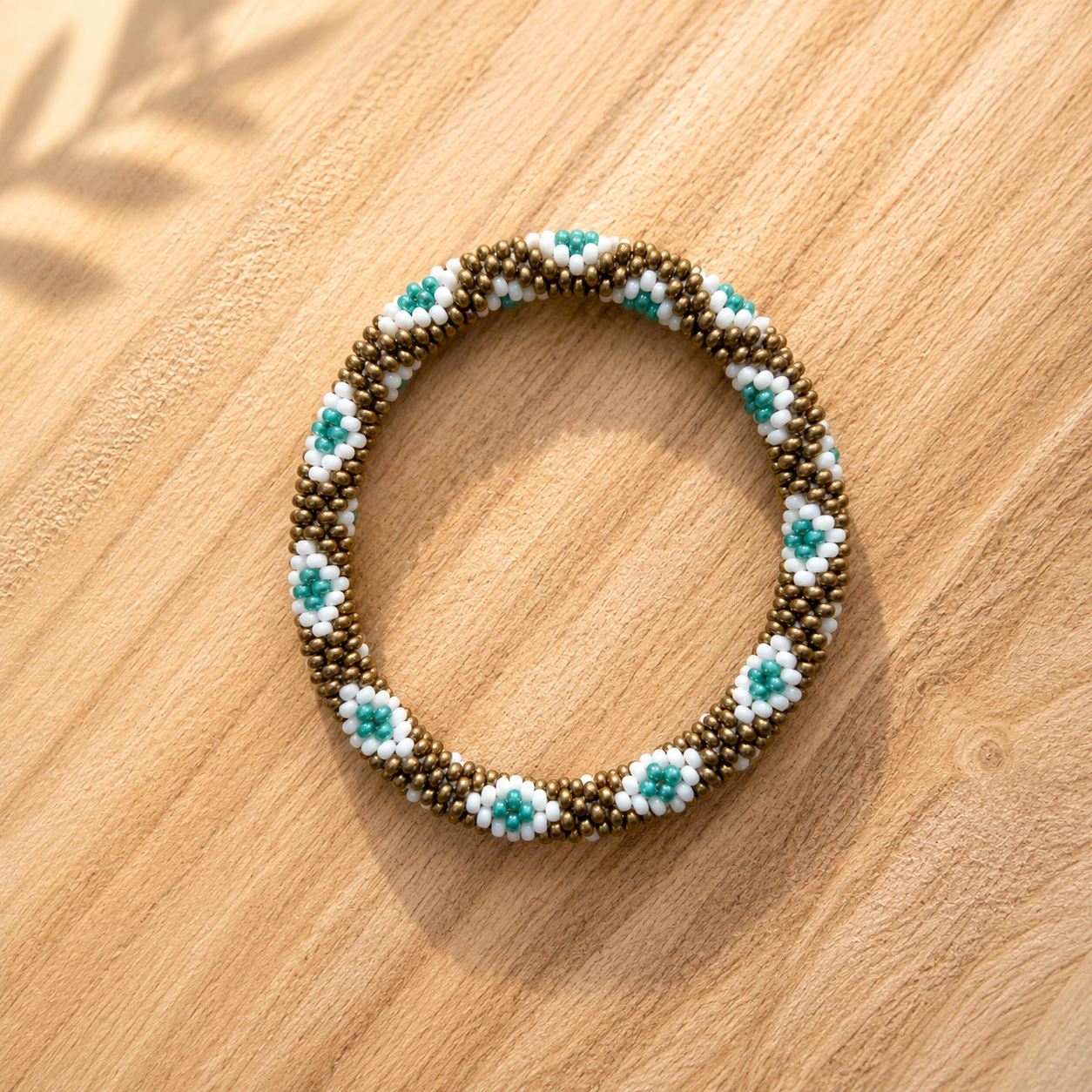Bracelet népalais – Trésors de Ava turquoise