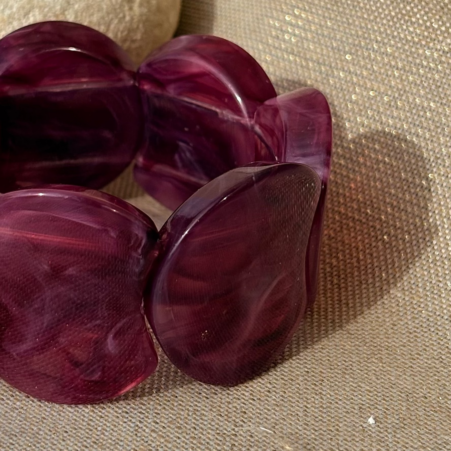 Bracelet élastique Moon Violet