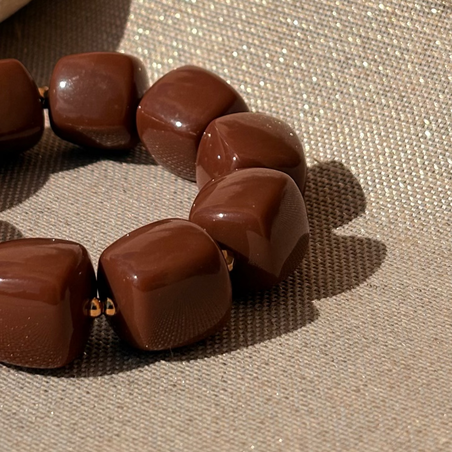 Bracelet élastique Ice chocolat