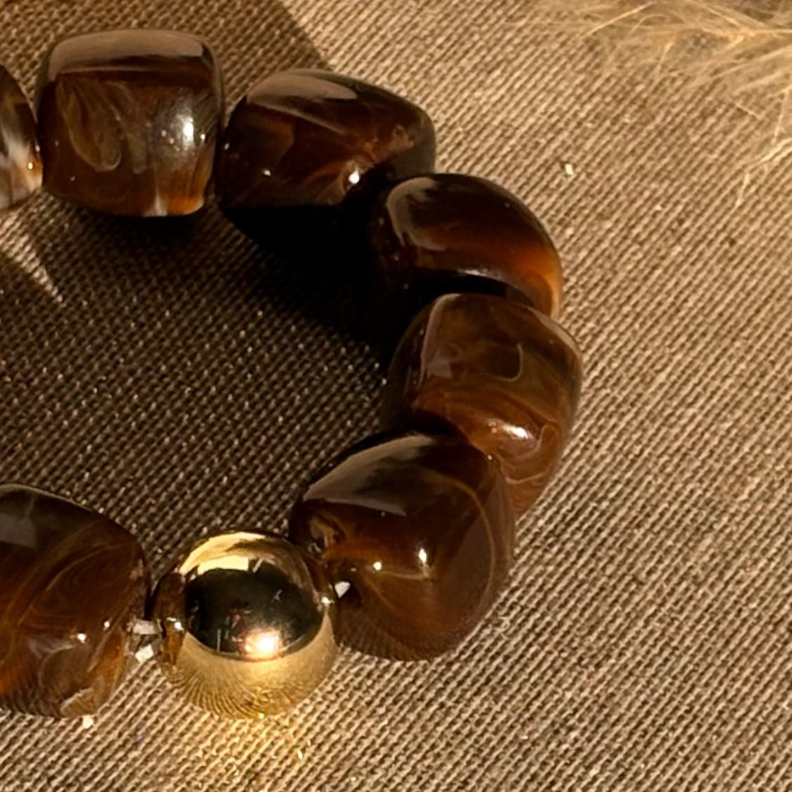 Bracelet élastique Ice gold