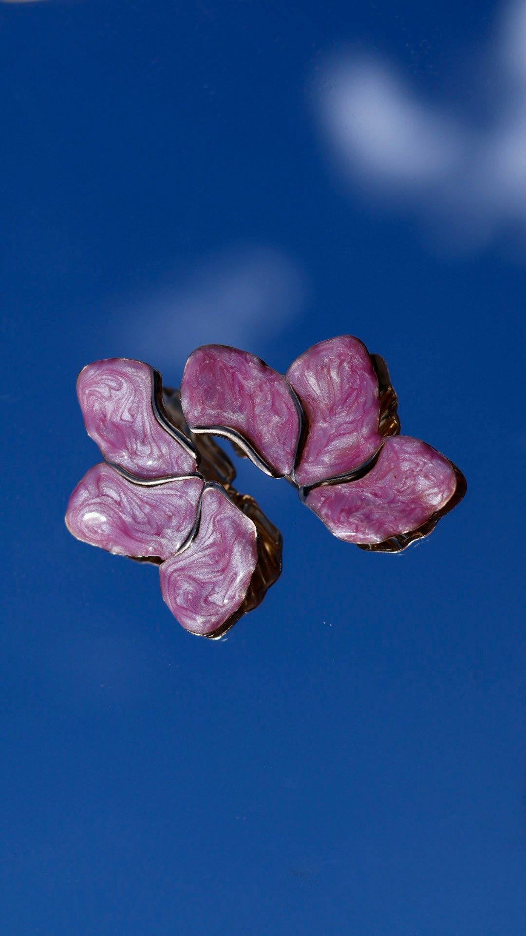 Boucles d’oreilles Namika – demi-fleur