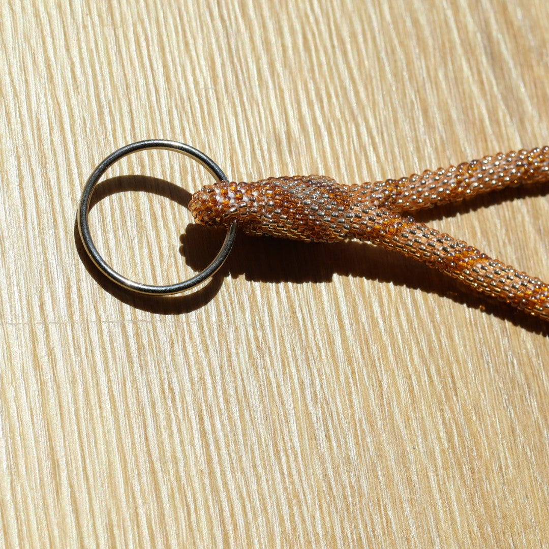 Porte-Clés Népalais Doré champagne