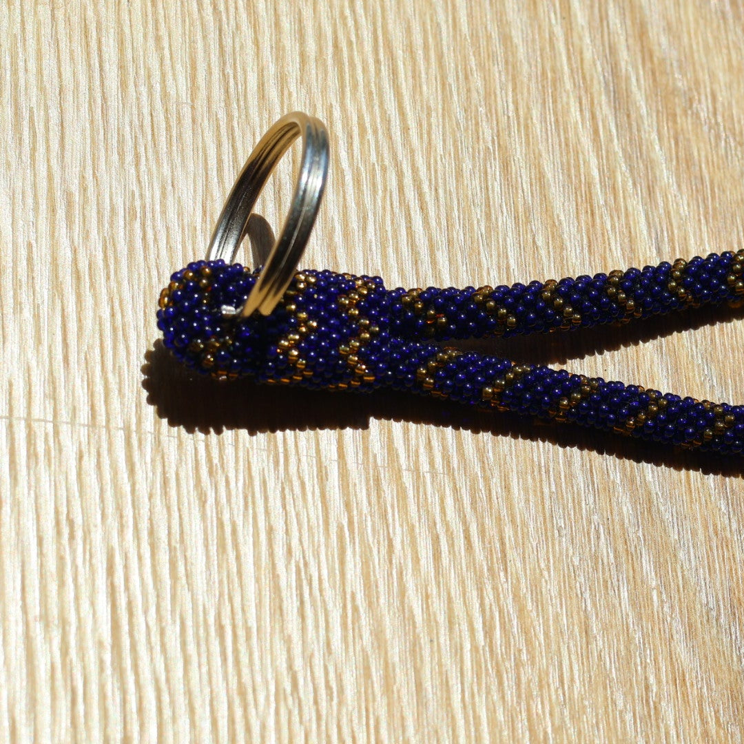 Porte-Clés Népalais Bleu et marron