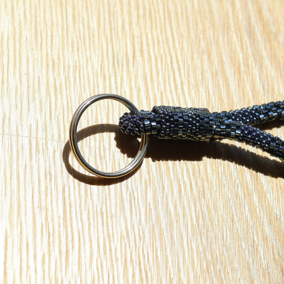 Porte-Clés Népalais Gris anthracite