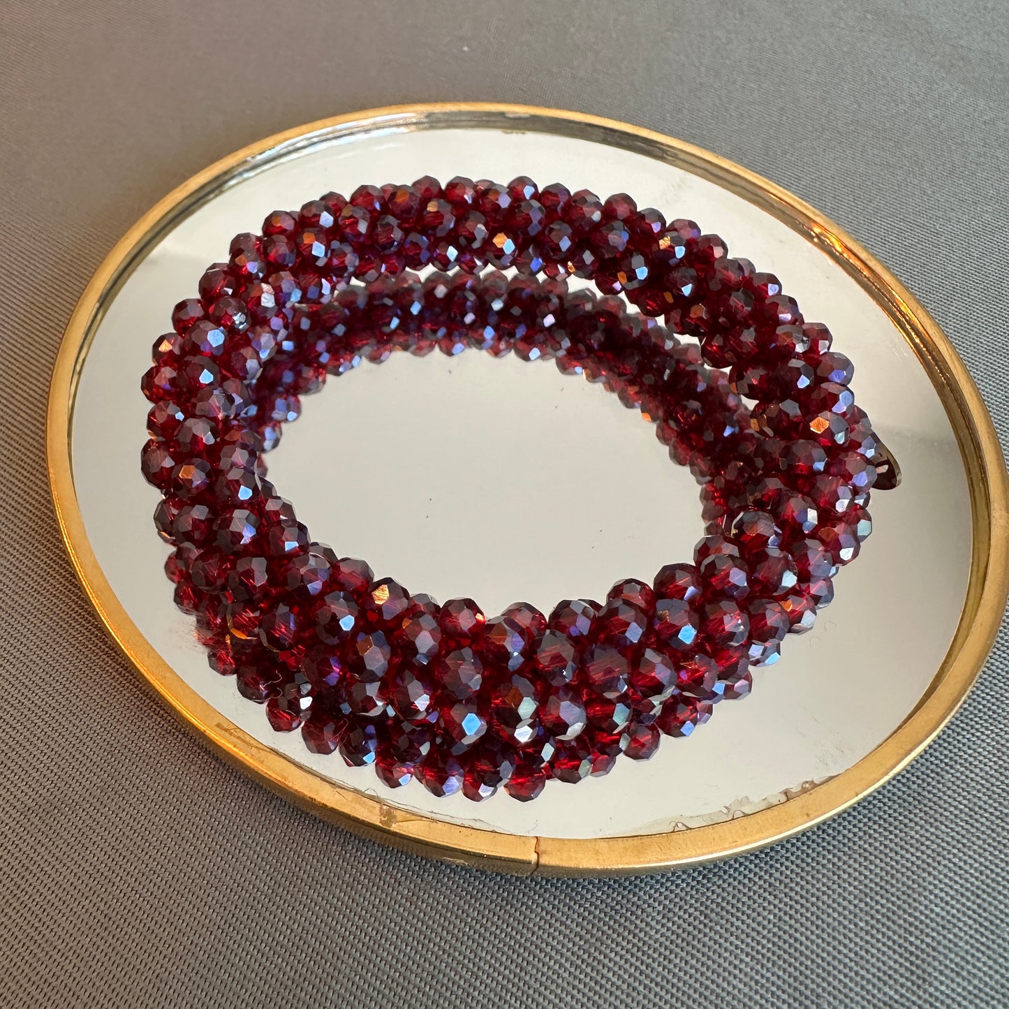 Bracelet Bands rouge bordeaux