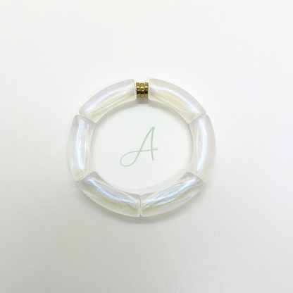 Bracelets Shana Nacrés, irisés ou marbrés