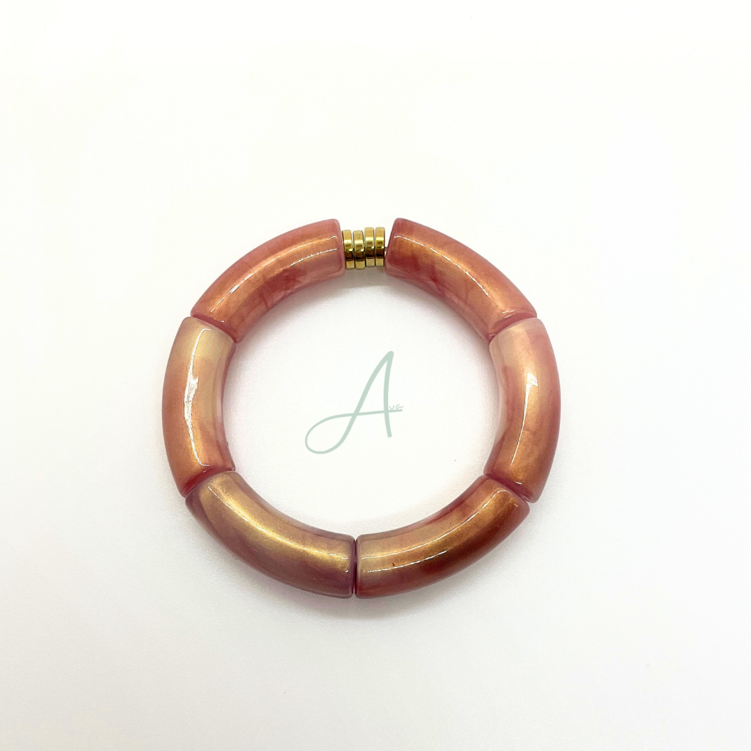 Bracelets Shana Nacrés, irisés ou marbrés