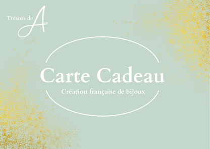 Carte cadeau Trésors de Ava