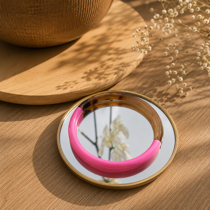 Bracelet Duo rose  - Trésors de Ava