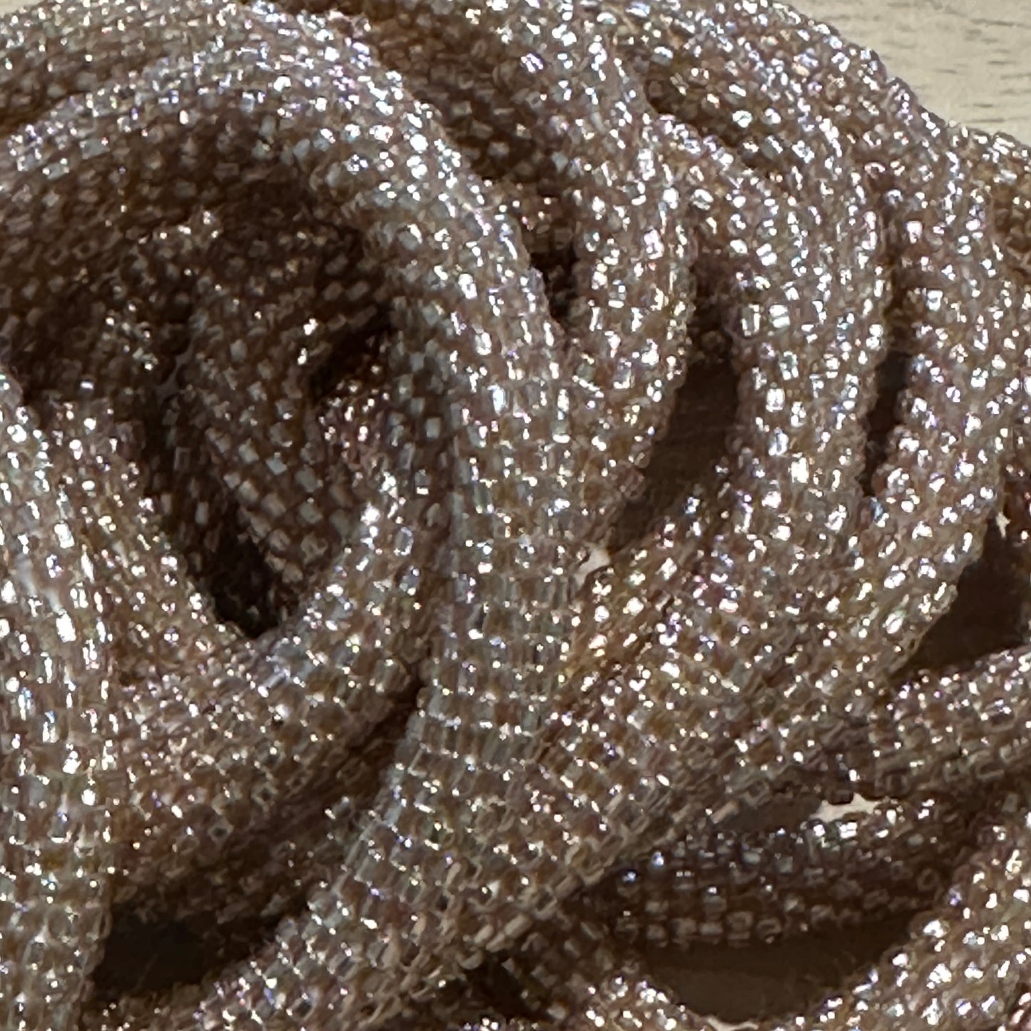 Bracelet népalais Gold Champagne rosé