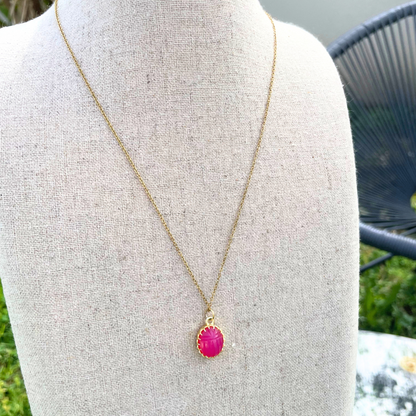 Collier petit scarabée