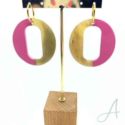 Boucles d'oreilles vietnamienne Signature Rose