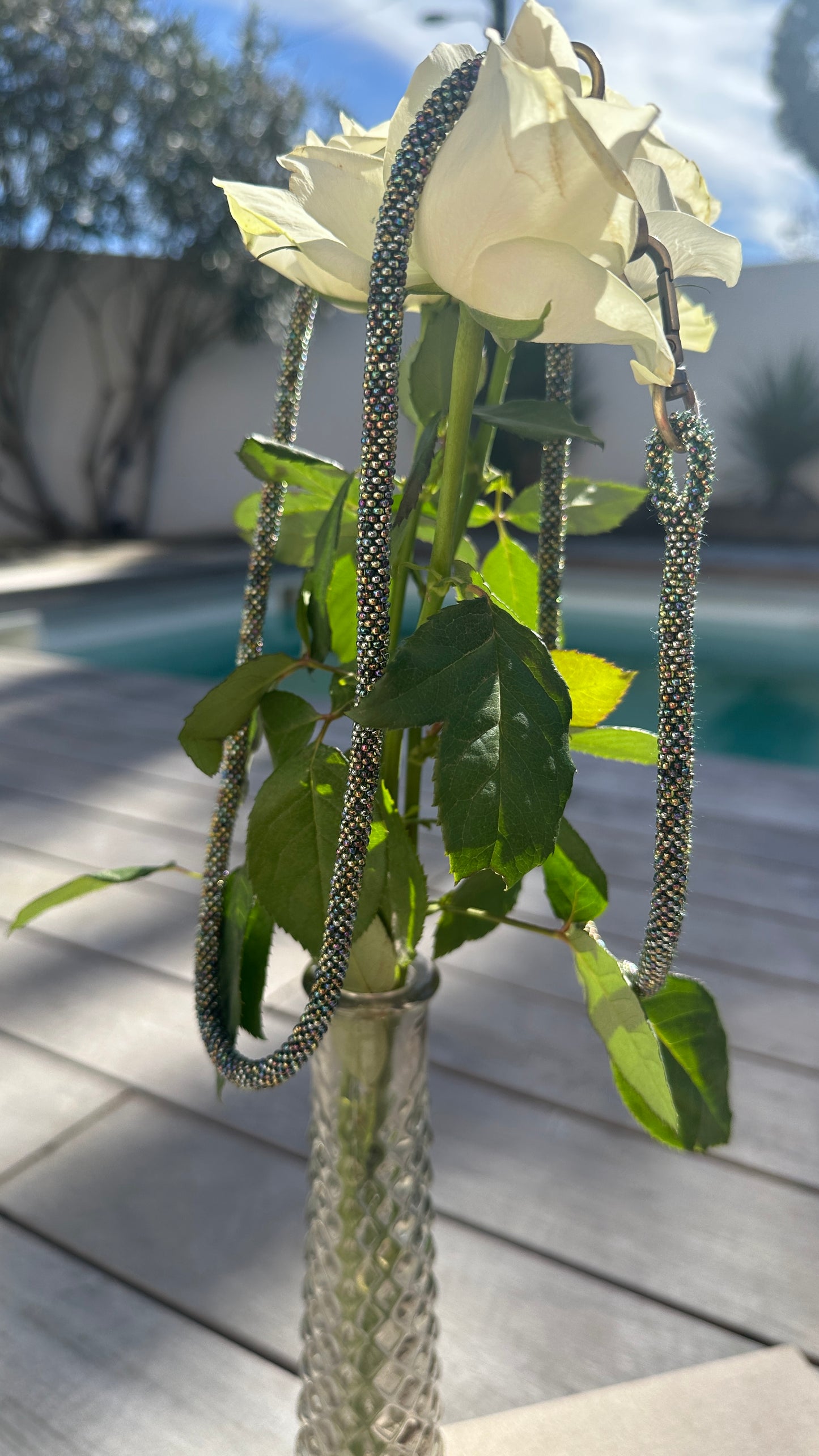 Cordon de Téléphone en Perles de verre – unique, tendance et  responsable  #A25 vert multicolores