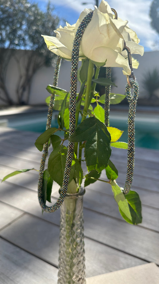 Cordon de Téléphone en Perles de verre – unique, tendance et  responsable  #A25 vert multicolores