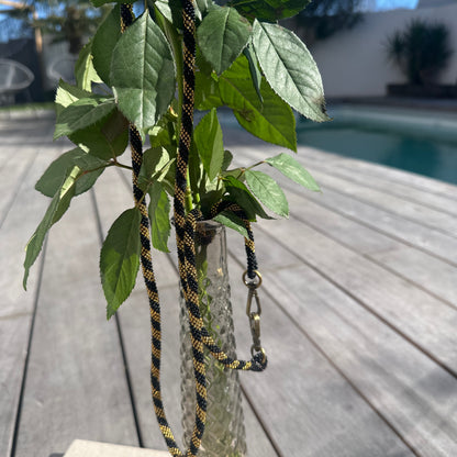 Cordon de Téléphone en Perles de verre – unique, tendance et  responsable  #A36 doré et noir