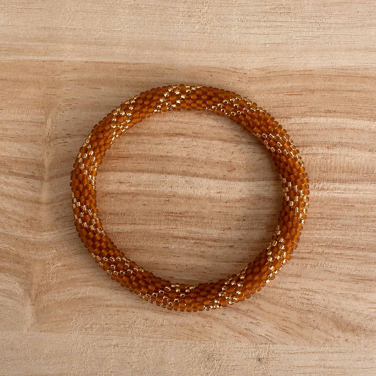 Bracelet népalais brun  – Trésors de Ava BR01