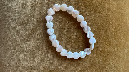 Bracelet Coeur en Nacre