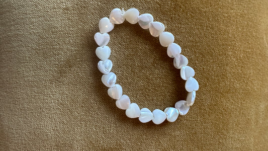 Bracelet Coeur en Nacre