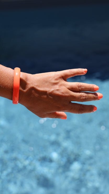 Bracelet orange néon moyen