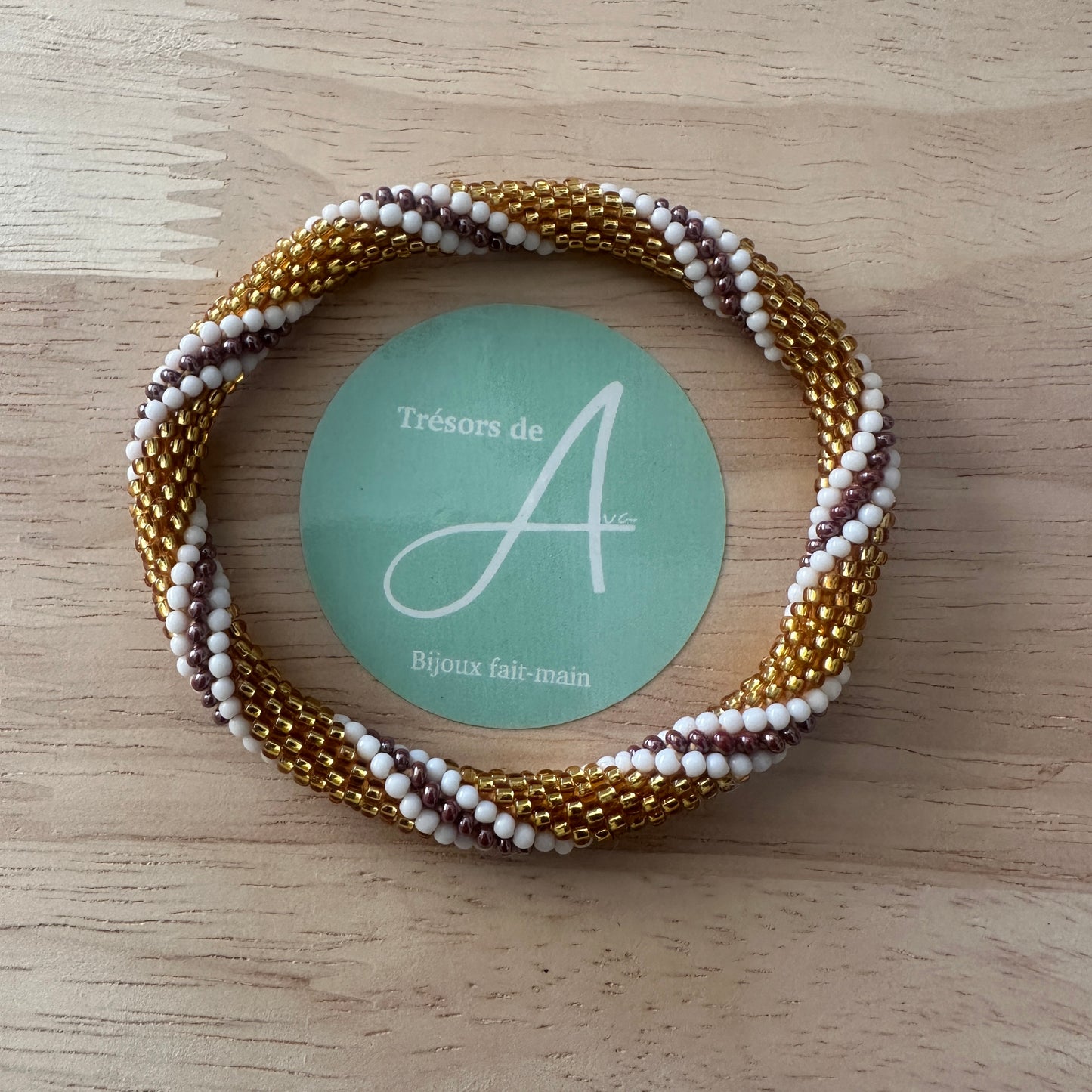 Bracelet népalais Gold 03