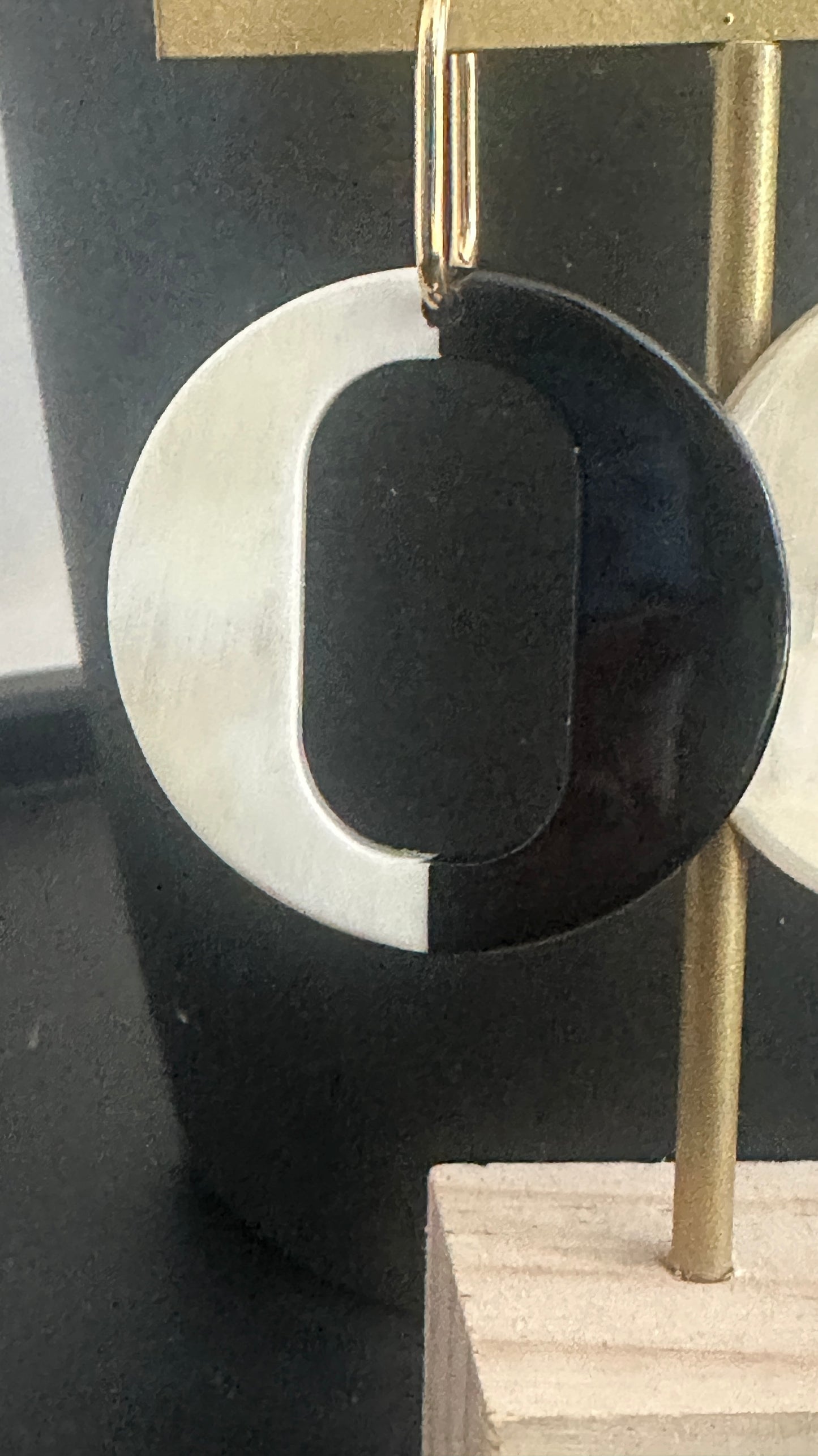 Boucles d’oreilles en corne - Modèle Signature Corne et Noire