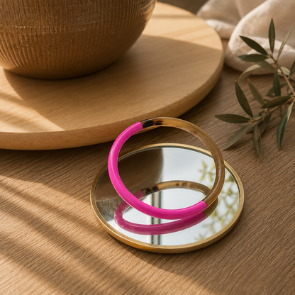 Bracelet Duo rose  - Trésors de Ava