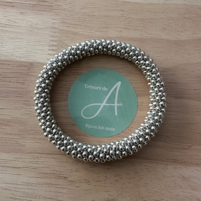 Bracelet népalais signature Pital silver