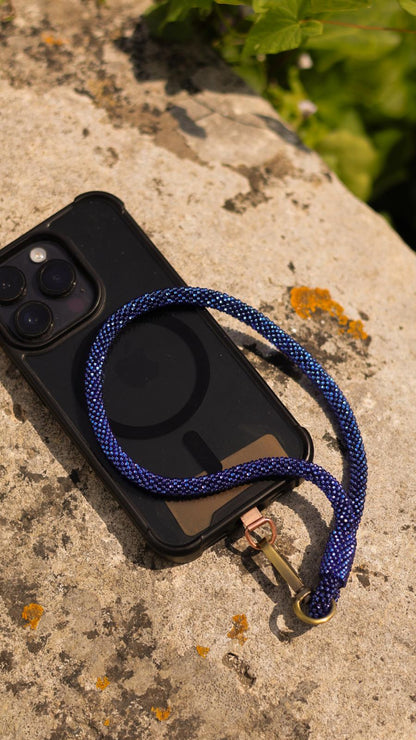 Dragonne de Téléphone Portable Népalais en Perles de Verre #DRA05 SOLD  OUT