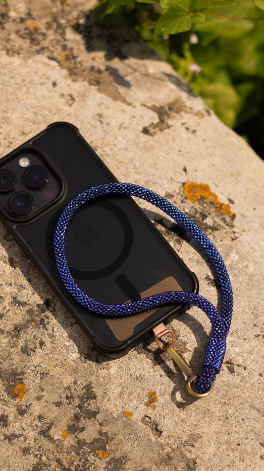 Dragonne de Téléphone Portable Népalais en Perles de Verre #DRA05 SOLD  OUT