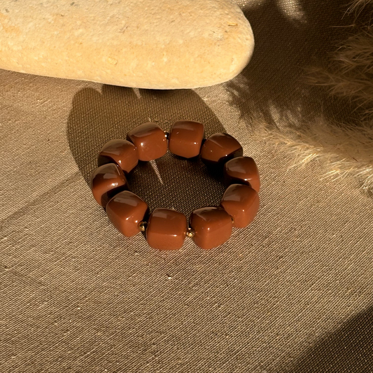 Bracelet élastique Ice chocolat