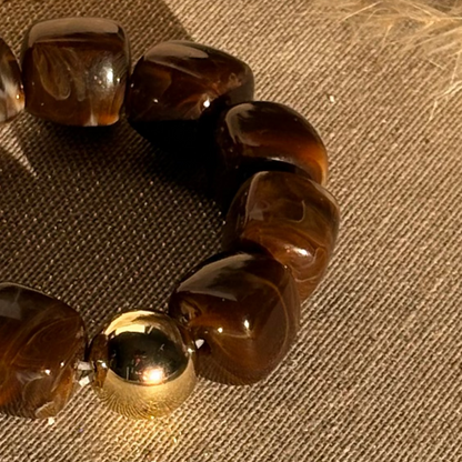 Bracelet élastique Ice gold