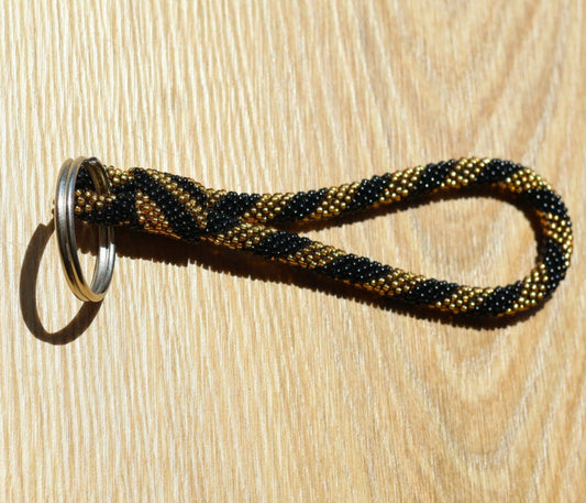 Porte-Clés Népalais Noir et doré