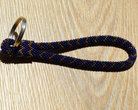 Porte-Clés Népalais Bleu et marron