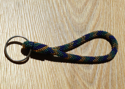 Porte-Clés Népalais Vert et bleu