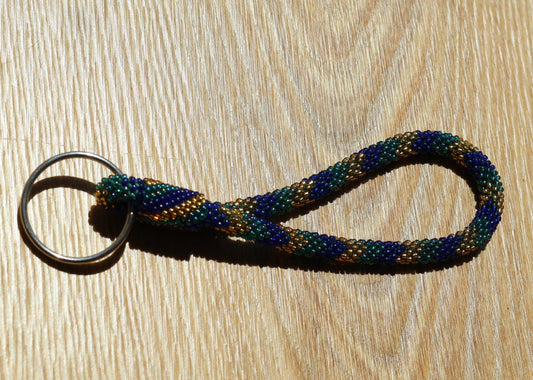 Porte-Clés Népalais Vert et bleu