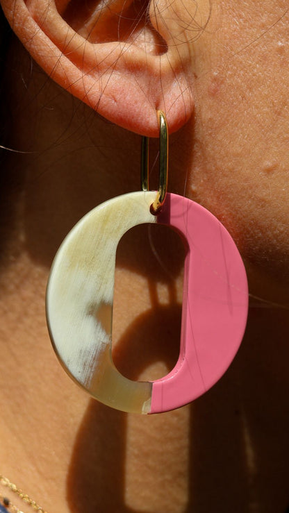 Boucles d'oreilles vietnamienne Signature Rose