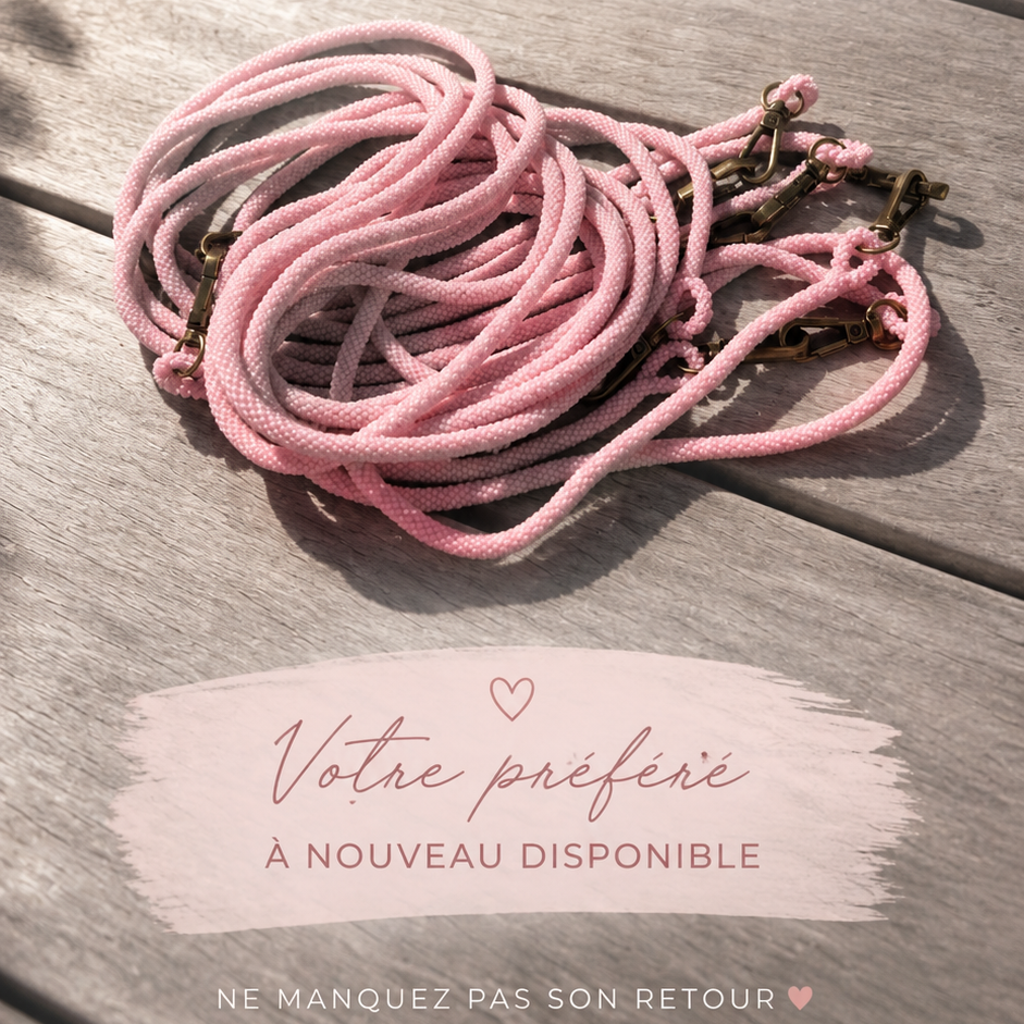 Cordon de téléphone rose baby | Trésors de Ava