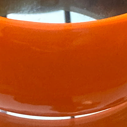 Manchette  duo orange néon - Trésors de Ava